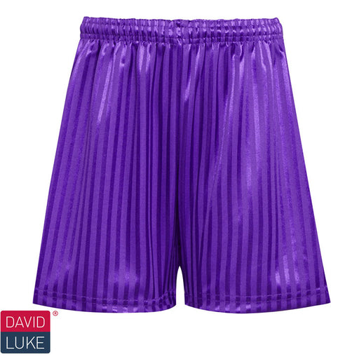 Purple Shadow Stripe Shorts
