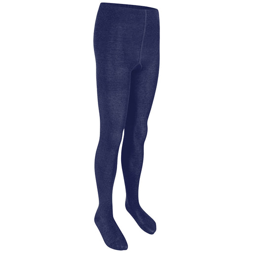 Girls Navy Tights (Twin Pack)